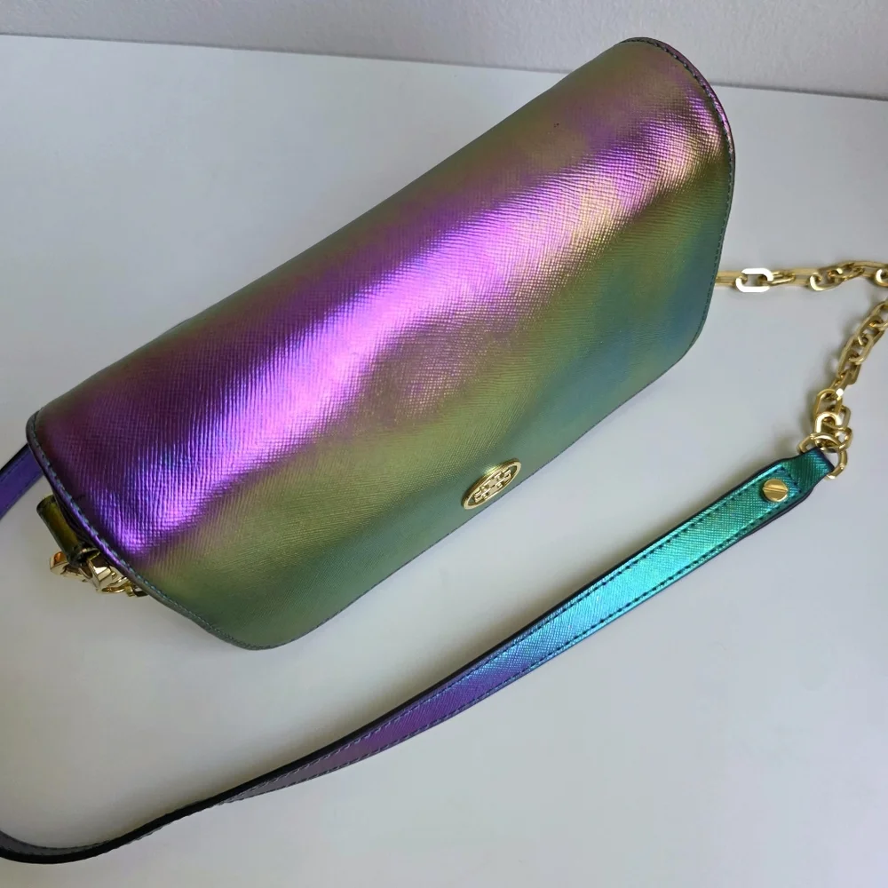 Tory Burch Hologram Iridescent Robinson Crossbody - Picture 7 of 16